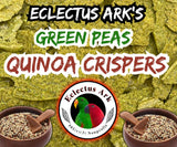 Dehydrated Quinoa Crispers - Green Peas
