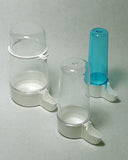 S.T.A Plastic Tube Bird Waterer 7 Oz Blue