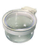 2-GR Clear Egg Cup with ring for bird cages