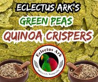 Dehydrated Quinoa Crispers - Green Peas