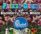 Freeze Dried Blackberry Corn Wheels