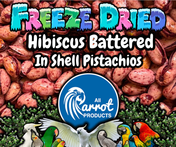Freeze Dried Pistachios - Hibiscus Infused