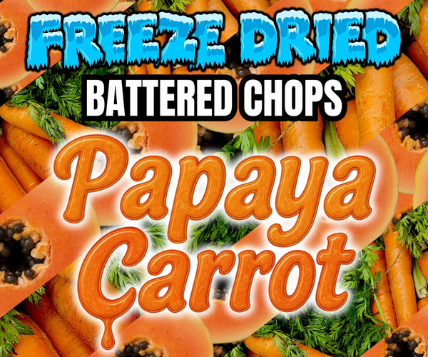 Burst of Flavor Freeze Dried Chop - Papaya Carrot