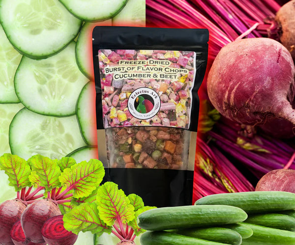 Freeze Dried Beet & Cucumber Infused Chop