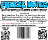 Burst of Flavor Freeze Dried Chop - Cranberry Beet