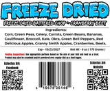 Burst of Flavor Freeze Dried Chop - Cranberry Beet