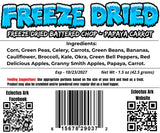 Burst of Flavor Freeze Dried Chop - Papaya Carrot