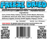 Burst of Flavor Freeze Dried Chop - Papaya Carrot