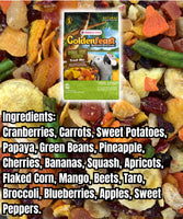 Goldenfeast Veggie Fruit Crunch Parrot Treat