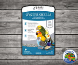 Hagen crushed oyster shell calcium supplement for birds. Supports strong bones and egg development for parrots, finches, and pet birds.
