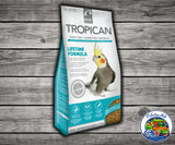Hagen Tropican Cockatiel Lifetime Granules pellet food for cockatiels, lovebirds, and small parrots. Complete balanced diet with natural ingredients.
