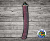 Happy Beaks Sand Perch made from Java wood with coarse sand coating and bolt-on cage attachment, available in extra small, small, medium, large, and extra large sizes. Medium