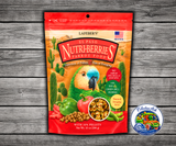 Lafeber El Paso Nutri-Berries Parrot Food made with red and green bell peppers, chili pepper, cumin, oregano, garlic powder, hulled seeds, grains, vitamins, and minerals for parrots. 10 oz bag