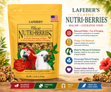 Lafeber Nutri-Berries Macaw/Cockatoo Food made with hulled seeds, grains, peanut splits, 16.5% pellets, vitamins, minerals, and omega fatty acids for macaws, cockatoos, and parrots. 3.5 lb Promo