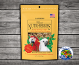 Lafeber Nutri-Berries Macaw/Cockatoo Food made with hulled seeds, grains, peanut splits, 16.5% pellets, vitamins, minerals, and omega fatty acids for macaws, cockatoos, and parrots. 3.5 lb bag