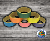 Macaw Birdie Bagels fruit flavored non-toxic chew and shredding bagels for macaws and large parrots, designed for chewing, shredding, peeling, and cage enrichment.
