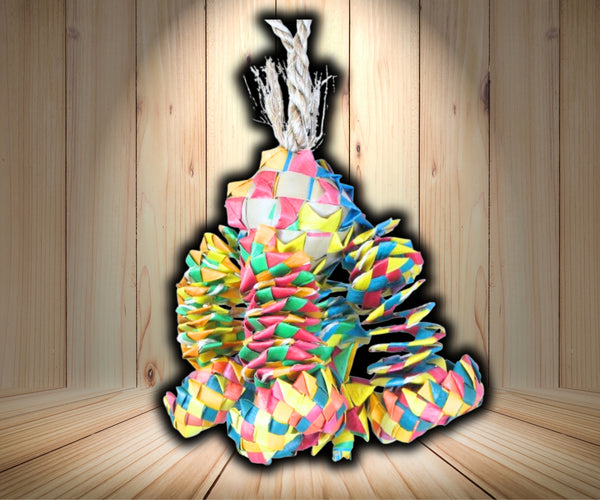 Planet Pleasures Diamond Bouncer Small Bird Toy