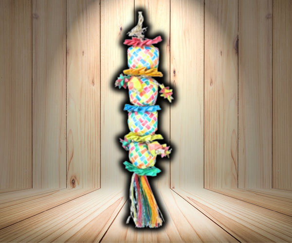 Planet Pleasures Flower Tower Medium Bird Toy
