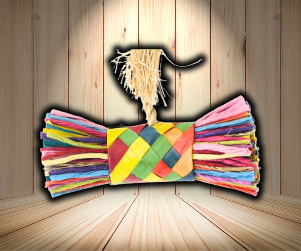 Planet Pleasures String & Buri Bundle Bird Toy - Medium