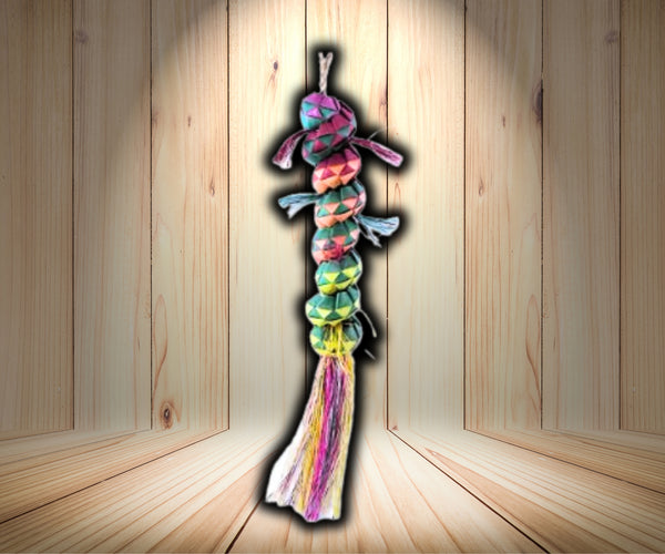 Planet Pleasures Caterpiller Medium Bird Toy