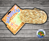 Planet Pleasures Shredders Natural Bird Toy, a pesticide-free woven palm leaf 30 foot roll that can be cut into strips and attached to a bird cage for chewing and shredding enrichment.