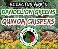 Dehydrated Quinoa Crispers - Dandelion Greens