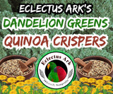 Dehydrated Quinoa Crispers - Dandelion Greens