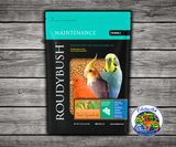 Roudybush Daily Maintenance Crumbles all-natural pellet bird food with no added food coloring or sugar for small parrots, conures, cockatiels, lovebirds, budgies, and parakeets. 22 oz bag