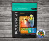 Roudybush Daily Maintenance Crumbles all-natural pellet bird food with no added food coloring or sugar for small parrots, conures, cockatiels, lovebirds, budgies, and parakeets. 25 lb bag