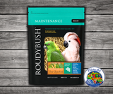 Roudybush Daily Maintenance Medium all-natural pellet bird food with no added food coloring or sugar for parrots, cockatoos, macaws, conures, and small parrots. 10 lb bag