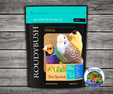 Roudybush Daily Maintenance Nibles all-natural pellet bird food with no added food coloring or sugar for budgies, parakeets, canaries, and finches. 22 oz bag