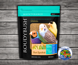 Roudybush Daily Maintenance Nibles all-natural pellet bird food with no added food coloring or sugar for budgies, parakeets, canaries, and finches. 44 oz bag