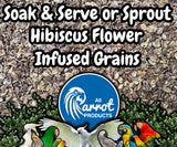 Soak & Serve / Dry Blends - Hibiscus Flower Infused Grains