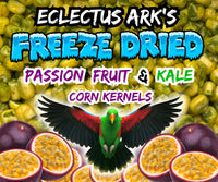 Freeze Dried Passion Fruit & Kale Battered Sweet Corn