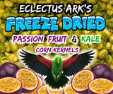 Freeze Dried Passion Fruit & Kale Battered Sweet Corn