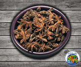 Whole star anise pods for parrots, cockatoos, macaws, conures, and cockatiels. Aromatic licorice-flavored bird treat for enrichment and variety.