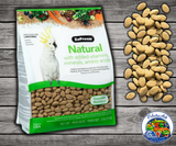 ZuPreem AvianMaintenance Natural Large Parrot pellet food with complete daily nutrition for Eclectus African Greys Amazons Cockatoos and Macaws