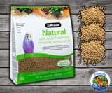 ZuPreem Natural Small Bird Food pellets for parakeets budgies canaries finches and small companion birds with complete daily nutrition