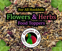 Eclectus Ark Freeze Dried Flowers & Herbs Food Toppers