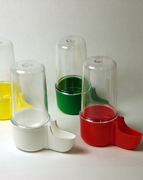 S.T.A Plastic Tube Waterer 2 Oz Clear – All Parrot Products C006