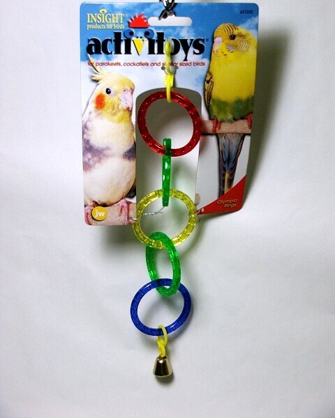 JW Pet Insight Olympic Rings Bird Toy