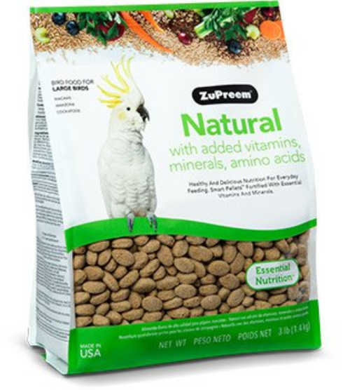 ZuPreem Natural Parrot Food Large