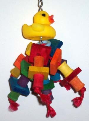 Rubber Duck Parrot Toy