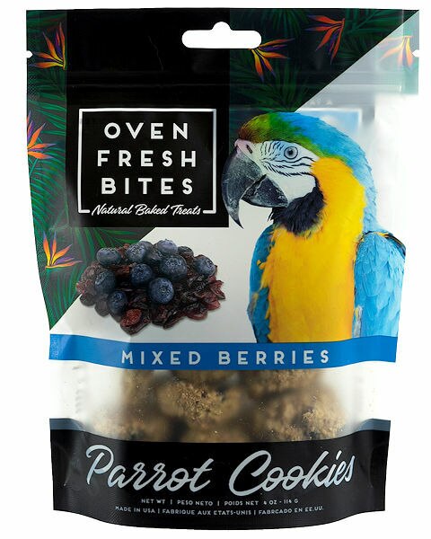 Oven Fresh Mixed Berry Parrot Treat