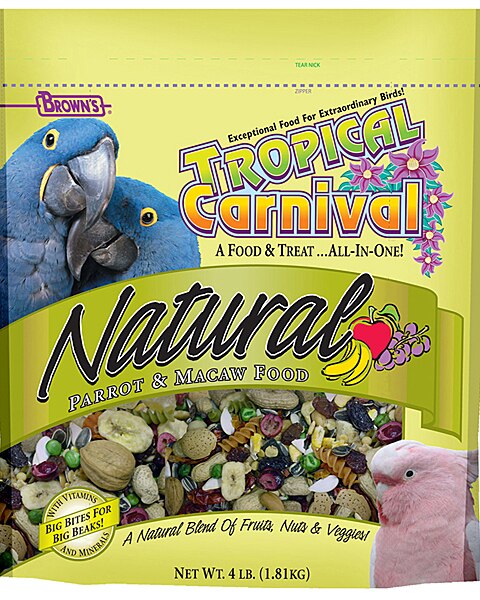 Tropical Carnival Natural Parrot & Macaw
