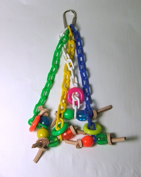 Small Bird Toy – Ball and Chain Bird Toy | All Parrot Products