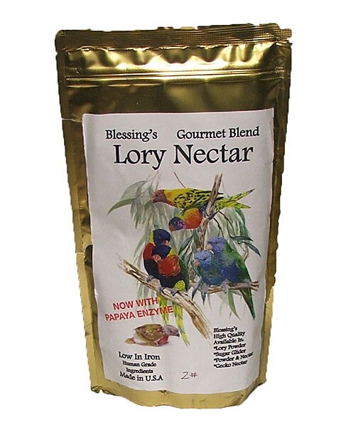 Blessing's Lory Nectar - Low Iron Nectar For Lories
