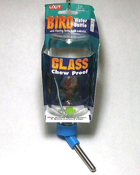 Lixit Bird Water Bottle 8 Oz Small Tube – All Parrot Products LBG-8