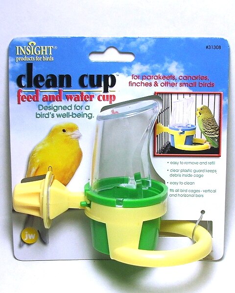 JW Pet Insight Bird Clean Cup - Feed and Water | All Parrot Products