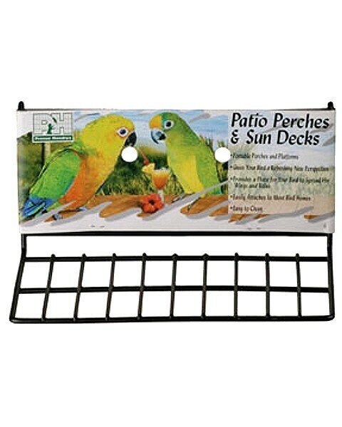 Buy Prevue Parrot Products Black Wire Patio Sundeck Small Size Online